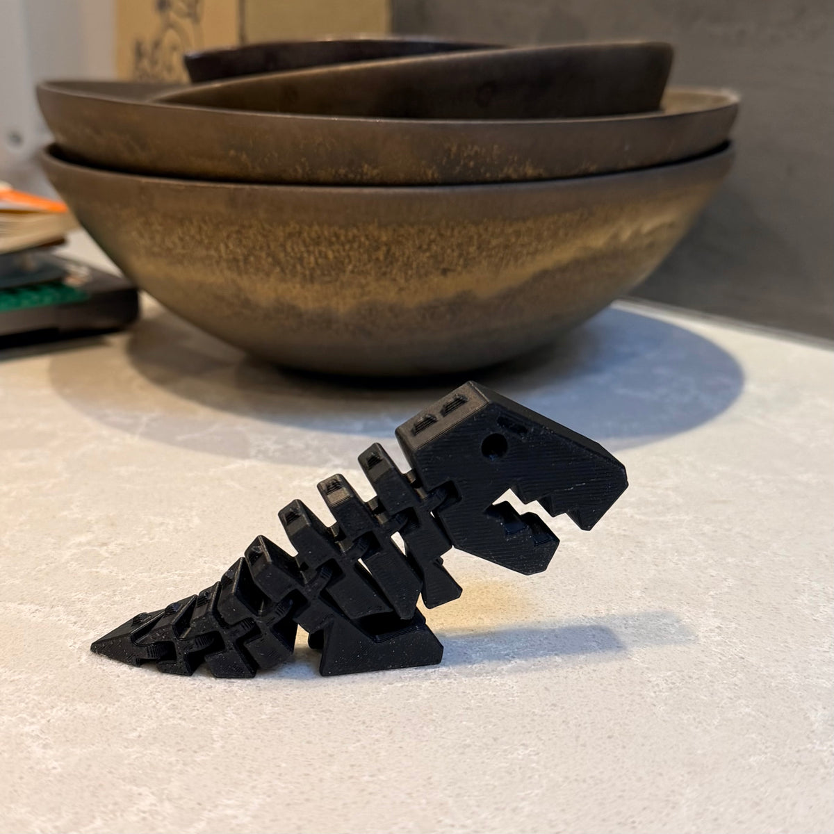 3D-printed Dinosaur Figure